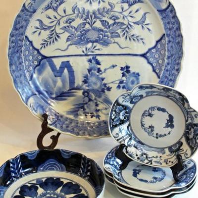 blue and white Chinese porcelain collection