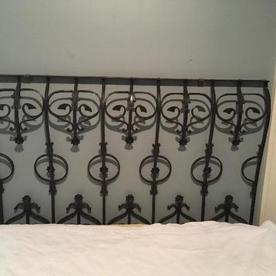 Queen/full head board iron gate. $325