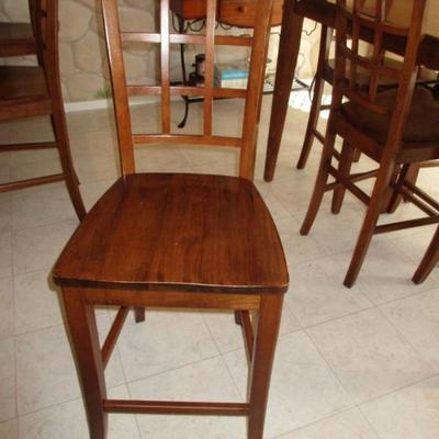 4 MATCHING BAR STOOL CAN USE WITH THE TABLE AND CHAIRS