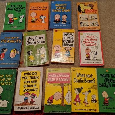 Vintage Charlie Brown books 