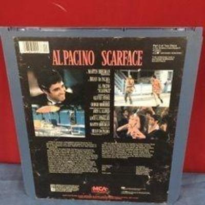 Al Pacino in Scarface on Laser Disc