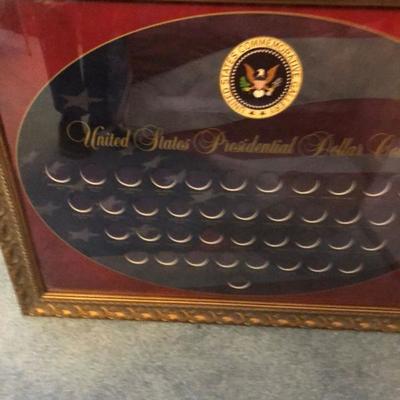 frame for commemorative 25 cent coins