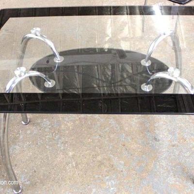  Contemporary 5 Piece Chrome and Glass Breakfast Set

Located Inside – Auction Estimate $100-$400 
