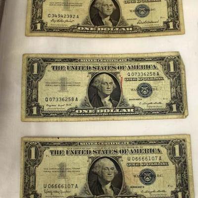  Selection of $1.00 Silver Certificates

Located Inside â€“ Auction Estimate $20-$50 