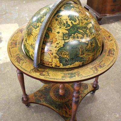  Lift Top Globe Bar with Tobacco Jar and Liquor Storage

Located Inside – Auction Estimate $100-$300 