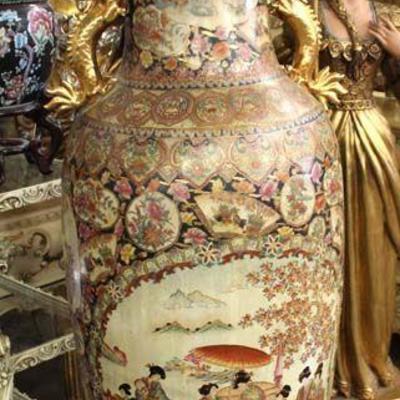  Palace Size Asian Decorator Vase with Dragons

Located Inside – Auction Estimate $100-$300 