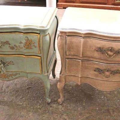  Selection of French Style Bombay Bedside Stands in the Paint Decoration

Located Inside â€“ Auction Estimate $50-$100 