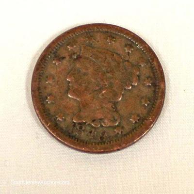  1848 Large One Cent

Located Inside â€“ Auction Estimate $20-$50 
