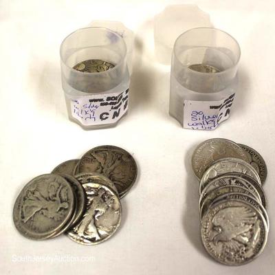  (2) Tubes of 20 each Silver Walking Liberty Half Dollars

Located Inside â€“ Auction Estimate $50-$100 each 