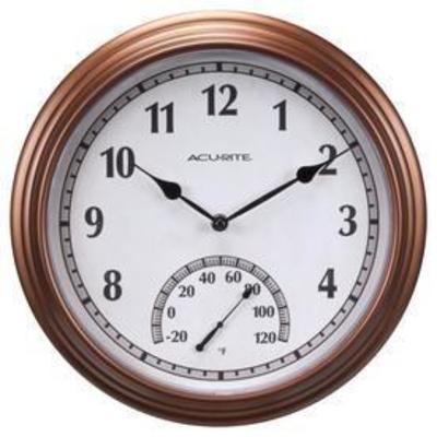 AcuRite Traditional Clock with Thermometer
