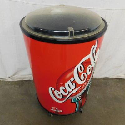 Coca-Cola Insulated Rolling Drink Storage