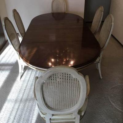 Heritage Dining Table with Six Chairs
