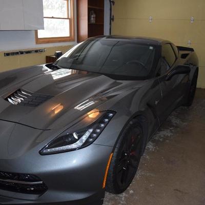 2016 Corvette is $57,000.  If an offer is presented for a lower amount it must be approved by the bank.  