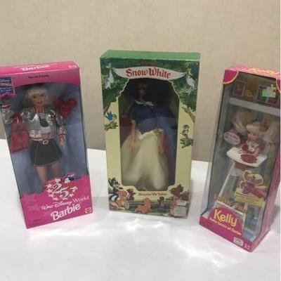Disney Barbie, Snow White Doll, Kelly Doll