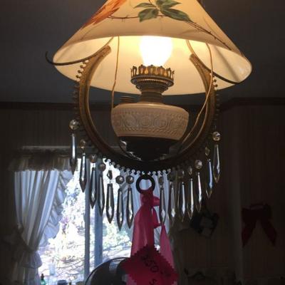 Converted Hanging Lamp