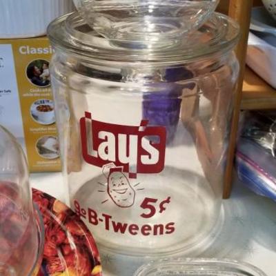 Vintage Lay's container