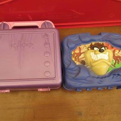 1996 Taz lunch box + igloo lunch box both have fh ...