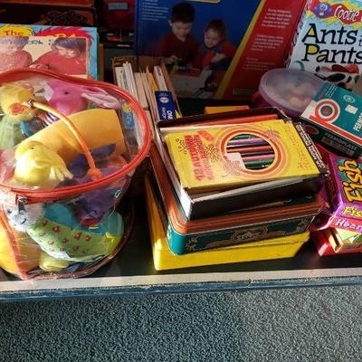 Assortment of kids games, books and more