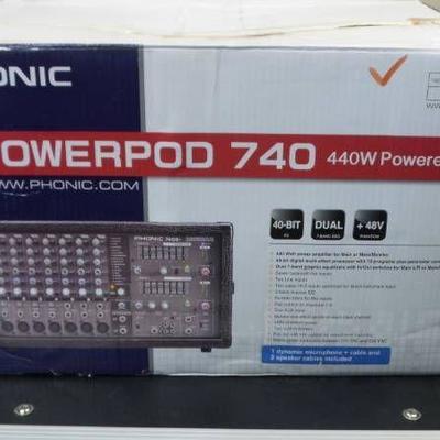 Phonic Powerpod 740 7 Channel Powered Mixer