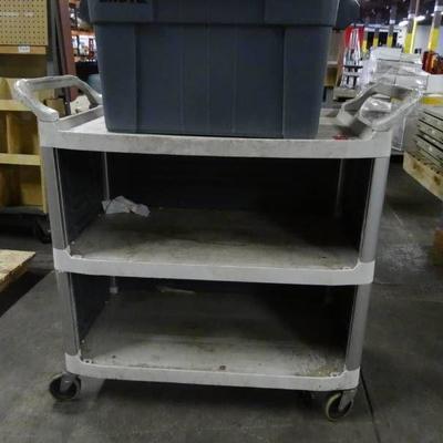 Rubbermaid 3 Tier Cart and Misc.