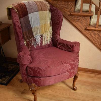 Accent Chair, Throw