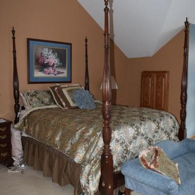Ethan Allen Four Poster Bed