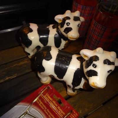 Wax cow candles 