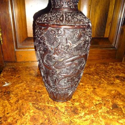 Detailed Antique Vase (Markings on bottom) 