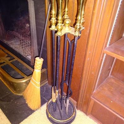 Irons for fireplace 