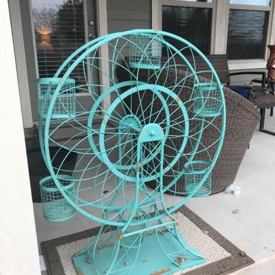 Ferris wheel planter. $35