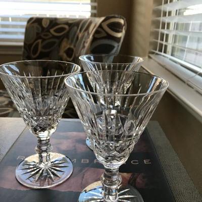 Waterford glassware. $25 each.