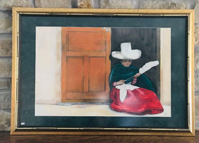 MAC Alfonse. Original watercolor. Mexico. $100
