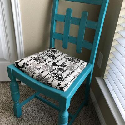 Blue chair. $35