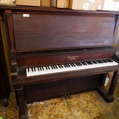 Price and Teeple Chicago cabinet grand piano.