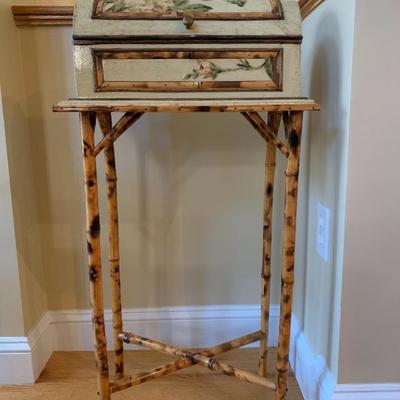 Bamboo Chest on Stand
