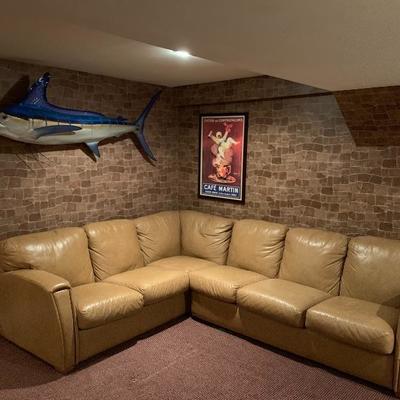 Leather Sectional