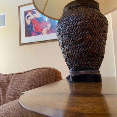Wicker Lamp