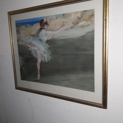 Large selection of artwork.