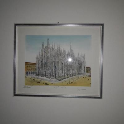 Large selection of artwork.