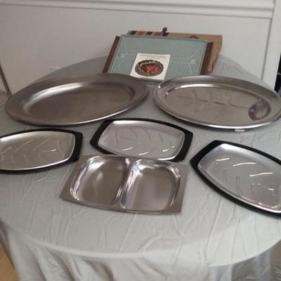 Variety of Stainless Steel Serving
