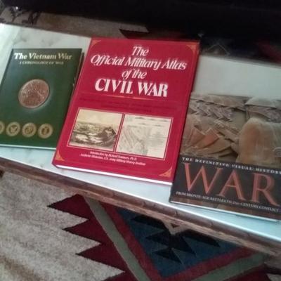 Set of 3 Coffee Table Books on War