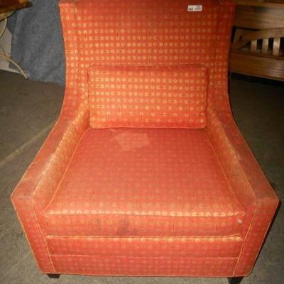 Orange Upholstered Chair matches 9350