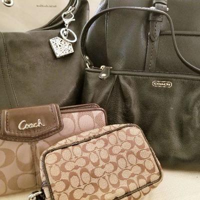 Coach handbags and Coach wallets
