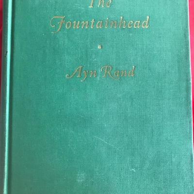 Fountainhead by Ayn Rand. No dust jacket. 1943. 1st edition, 2nd state. 