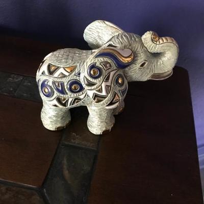 Ceramic elephant by DeRosa