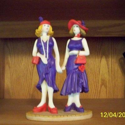 Red Hat Ladies Figurine