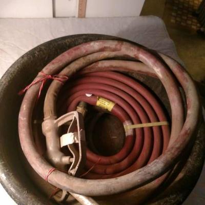 Air hose and vintage gas hose