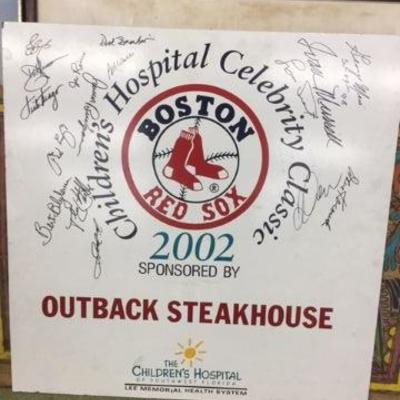 Boston Reds Sox 2002 Autographs