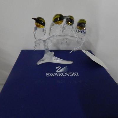 Swarovski Crystal love birds
