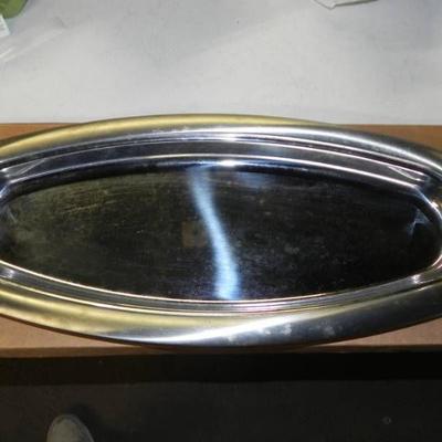 20 1 2 Stainless Steel Fish Platter